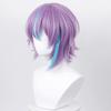 Professional  Kamishiro Rui Cosplay Wig Project SEKAI COLORFUL STAGE! Mixed Purple Blue Heat Resistant Synthetic Hair Wigs + Wig Cap