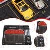 1/64 Parking Lot Mat Vehicle Scene Display Toy Layout for Kids Miniature Showcase 12 Inchx10