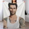 New Adam Levine Throw Blanket Cozy Sofa Blanket for TV Watching Napping