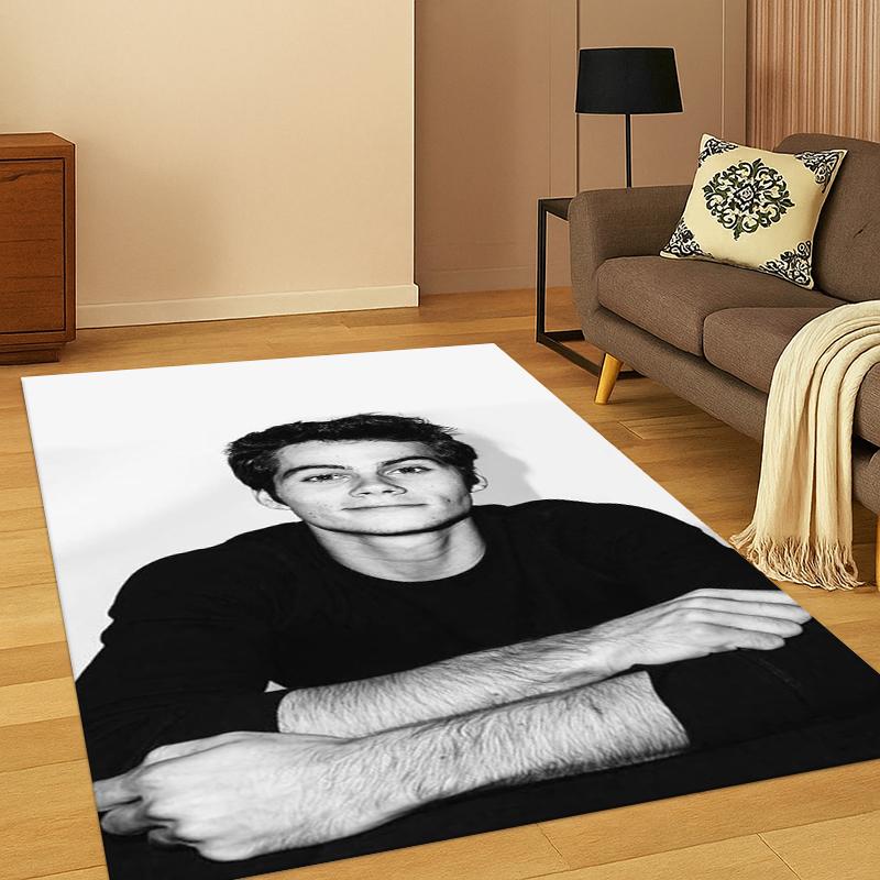 Dylan O’Brien DOB Actor Carpet Rug for Bedroom Living Room Sofa Playroom Doormat Home Decor,Kid Game Area Rug Non-slip gift