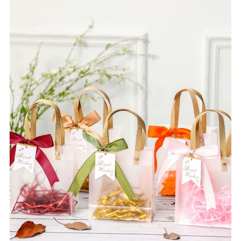 Ручная матовая сумка-тоут, свадебный подарок, коробка конфет с подарочной сумкой