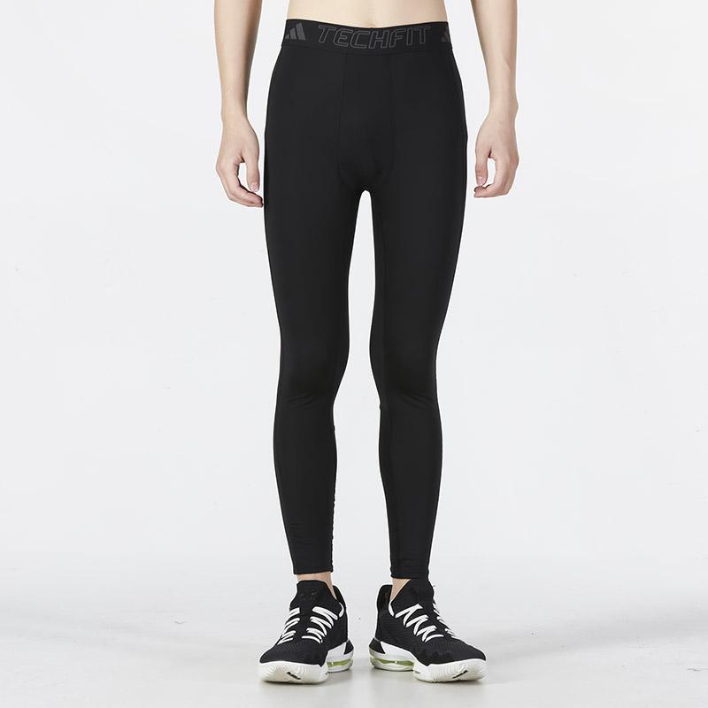 adidas Длинные колготки Techfit для тренировок, брюки для фитнеса, мужские брюки, черные, HM6061