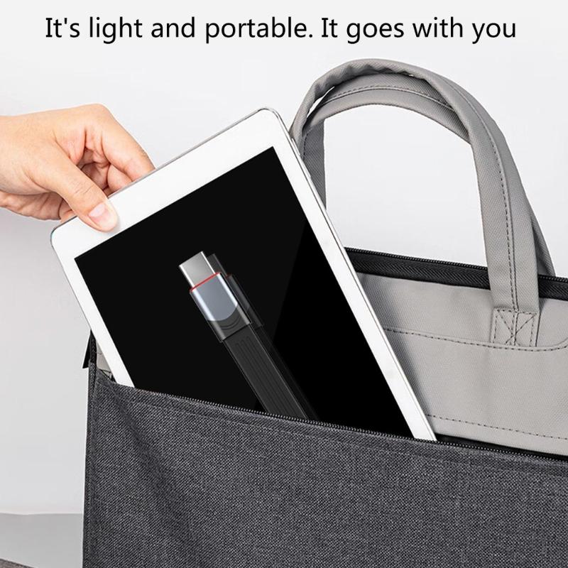 Короткий кабель USB C 60 Вт PD Быстрая зарядка Кабель USB 3.1 Type C 40 Гбит/с Короткий кабель USB C на USB C для 3 устройств