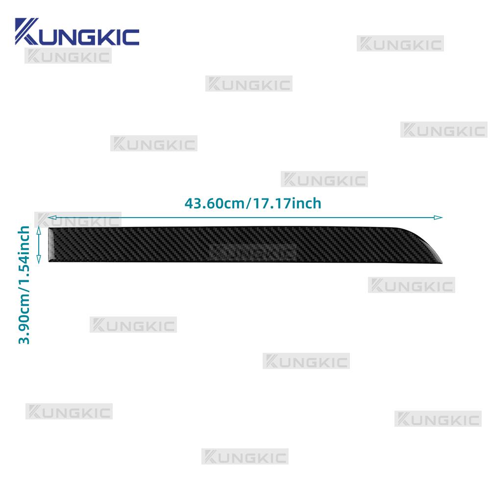 Carbon Fiber Style Interior Sticker for VW Volkswagen Polo MK5 6R 6C 2010-2017 Passenger Side Strip