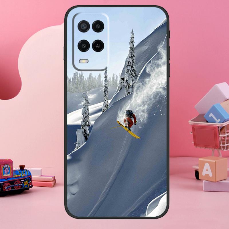 Чехол для лыж, снега, сноуборда для Oppo A98 A78 A18 A38 A58 A60 A80 A40 A77 A57 A17 A74 A54 A94 A96 A76 A16 A15 A5 Pro