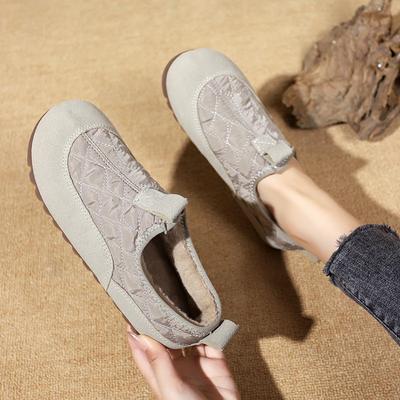 Модные повседневные балетки женские 2024 обувь высокого качества для женщин слипоны женские балетки для улицы шитье круглый носок мягкая подошва женская обувь