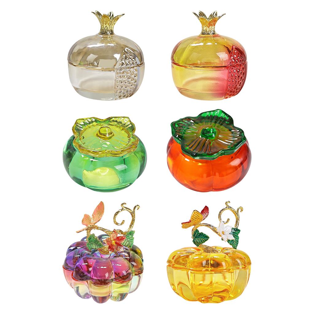 Glass Crystal Nail Dappen Dish with Lid Small Bowl Cups Dappen Dish Cup Nail Art Tool for Mixing Liquid Powder