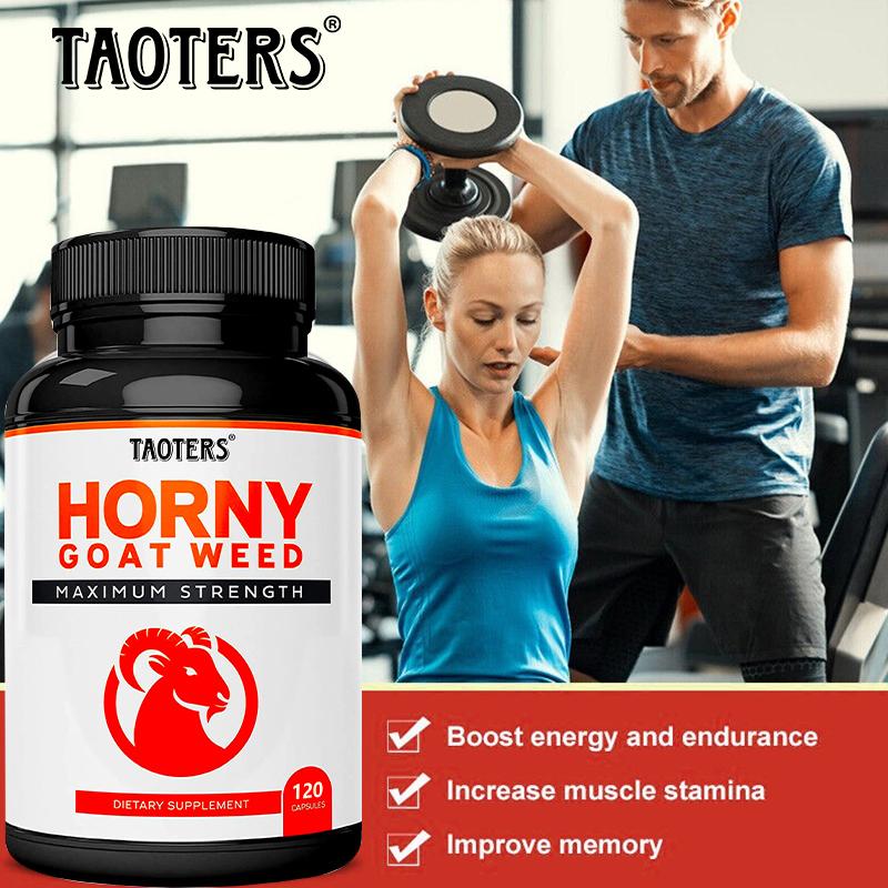 Taoters Продвинутая пищевая добавка для мужского здоровья Повышает физическую работоспособность 120 капсул