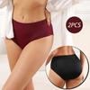 2Pcs Women's Panty Breathable Ice Silk Plus Size Brief Seamless Underwear S M L