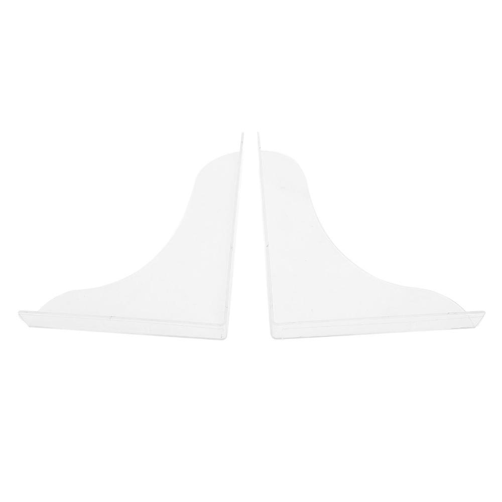 2pcs Acrylic Shower Splash Guard Clear Transparent Bathtub Water Blocker  For Bathroom Use