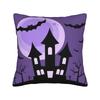Kawaii Pumpkin Face Halloween Square Pillow Cases  Cushion Cover Awesome Decorative Throw Pillow Case Cover for Home 45*45cm