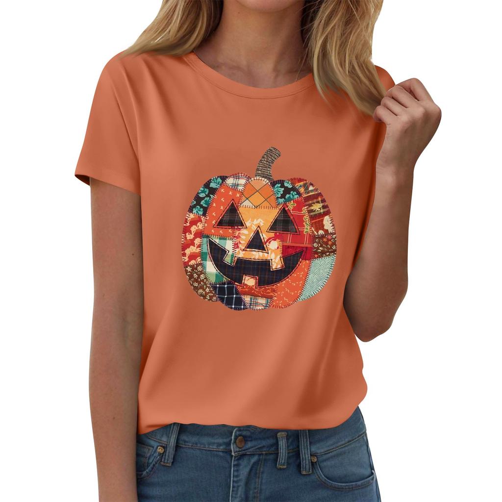 Женские футболки, Женские топы с коротким рукавом, Летняя мода, Повседневные стильные футболки с круглым вырезом, Туники