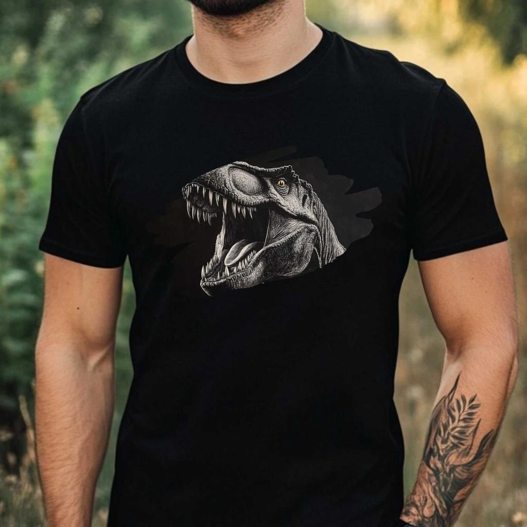 T-Shirt Herren T Rex Motiv Baumwolle Größe XS bis 5XL