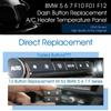 12-кнопочные колпачки клавиш для замены переключателя AC Heater на BMW 5 6 7 F10 F01 F12 61319313923