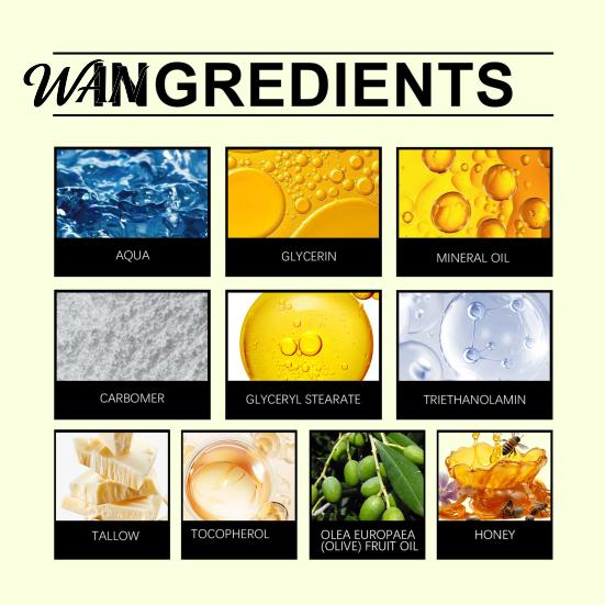 Dry Skin Moisturizer Beef Tallow Moisturizing Cream with Jojoba Oil Shea Butter Honey Lightweight Moisture Retention Non-Greasy Daily Hydration