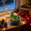 Настольная конфетница, миска в виде рождественской елки, 3D-печатный праздничный контейнер для хранения угощений, маленький органайзер для безделушек, декоративная миска для подачи закусок для
