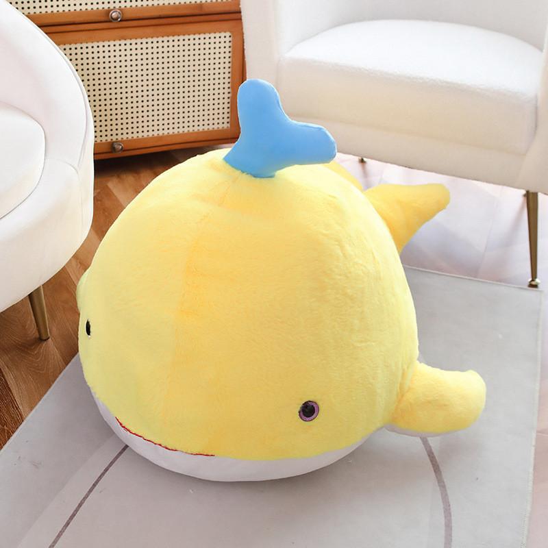 Rainbow Whale Plush Toy Cute Marine Animal Stuffed Doll Decoration Gift Kids