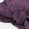 High Stretch Knot Headscarf Stylish Versatile Solid Color Fleece Twist Hat