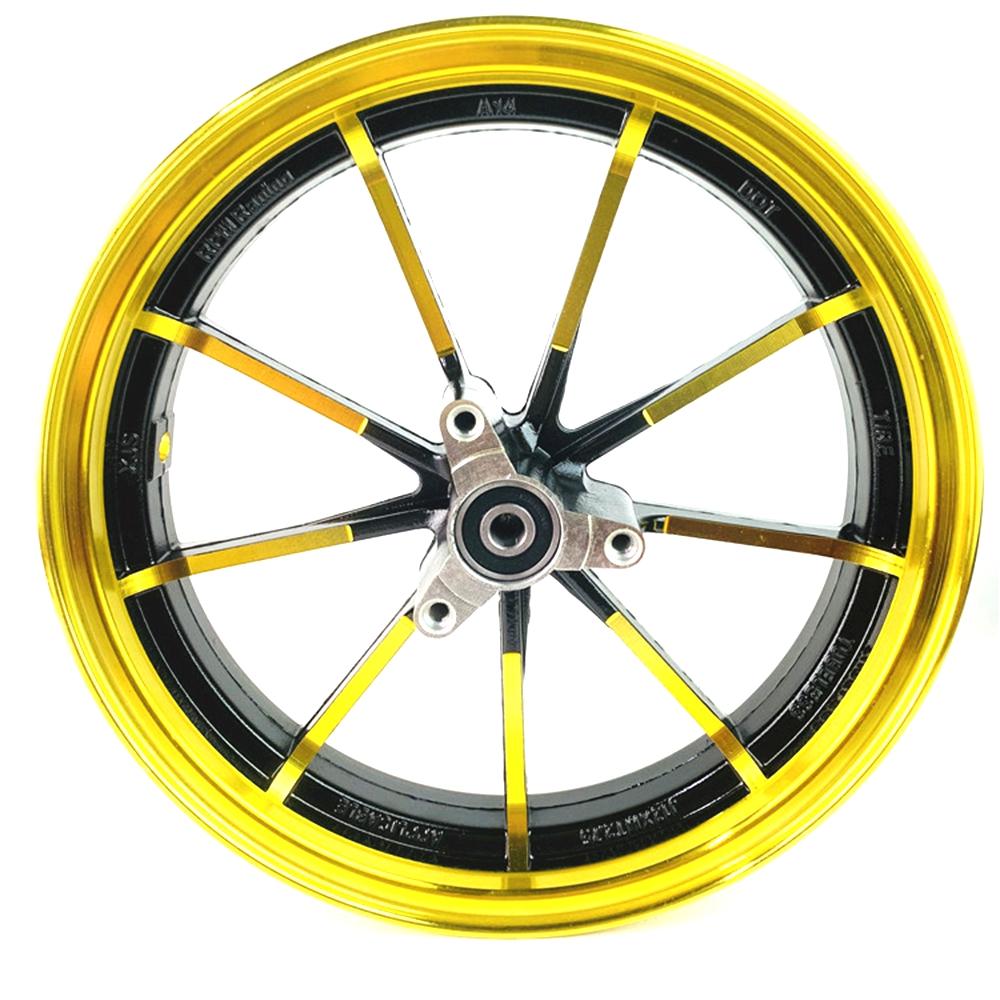 Алюминиевые передние обода колес RPM 12*2.75 дюйма, 3 отверстия, под тормозной диск, для Yamaha BWS JOG-GY6 RSZ Little Monkey Niu N1S, для модификации электросамоката