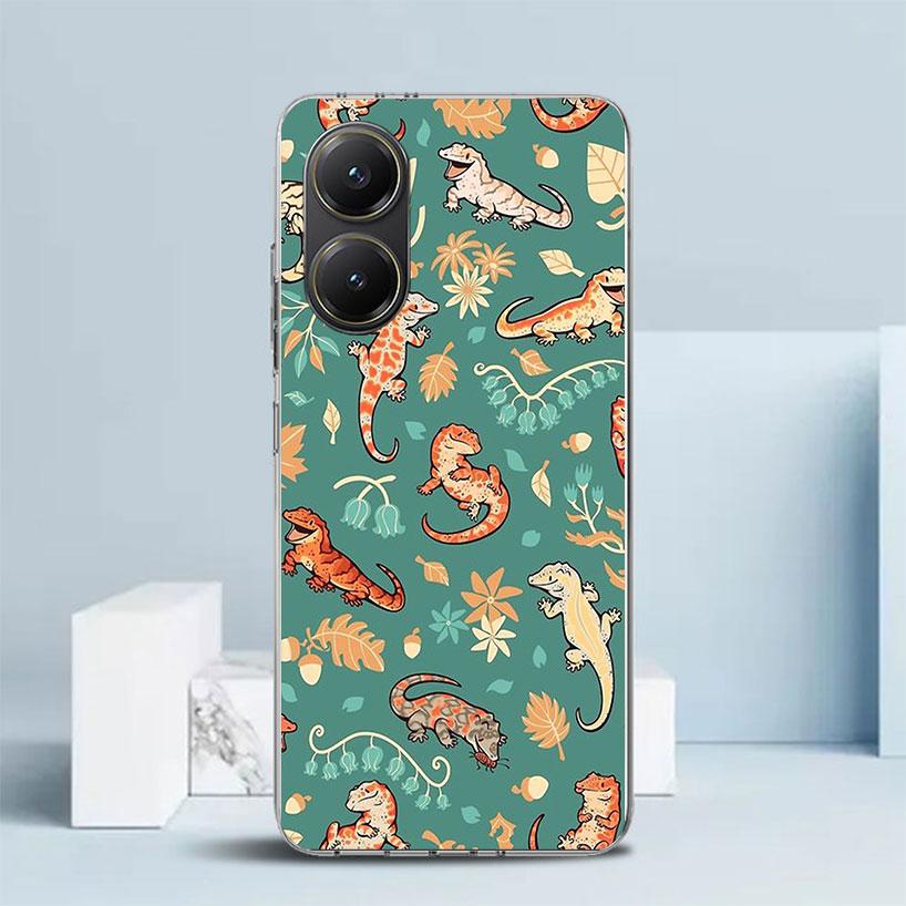Lizards Geckos Soft Cover for Xiaomi Poco F7 Ultra X7 X6 X5 Pro M7 Phone Case Redmi 15 15C 13 13C 12 12C 10 10C Print Shell Poco