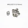 Mr125zz подшипник 10шт 5*12*4(мм)