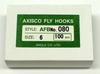AXISCO Fly Hooks AFB Fishing Hooks (100-Pack) 080-#6
