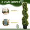 2-Piece Decorative Plant Set, Artificial Potted Plants, Artificial Plants for Home, Indoor, Outdoor, 90 cm, Green