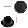 1PCS Gas Tank Cover  Black Fuel Filler Door Cover Gas Tank Cap 2/4 Door For  Jeep Wrangler