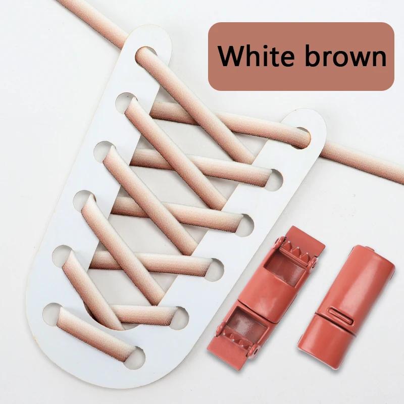 Градиентные эластичные шнурки для кроссовок, магнитные шнурки без завязывания, детские, взрослые, ленивые шнурки для обуви, аксессуары для обуви