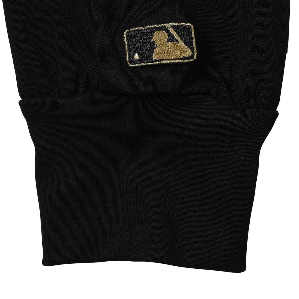 Fanatics MLB Standard Gold Print Logo Tee, New York Yankees, ML0325FW01, Black (BLK_NY)