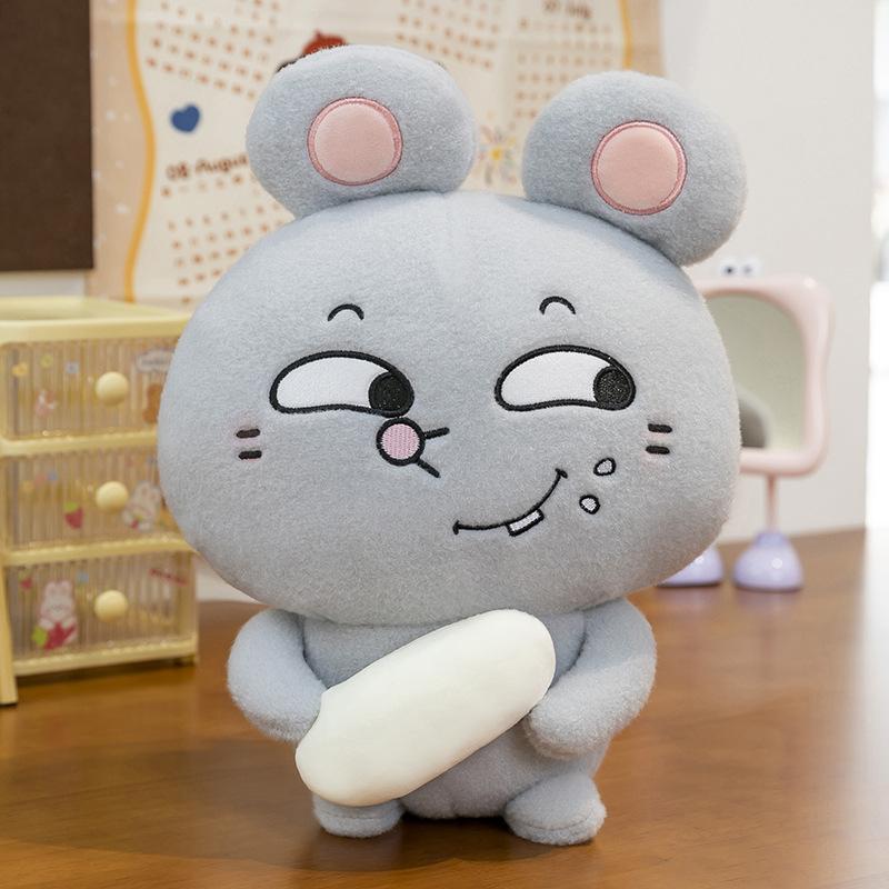 Новый Креативный Милый Мейдзи и Крыса Серия Объятия Банка для Риса Детский Подарок на День Рождения Подушка для Риса с Сыром