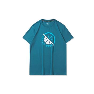Мужская футболка с коротким рукавом с принтом серии Li Ning Wade, цвет «стрекозино-зеленый» AHSQ471-5