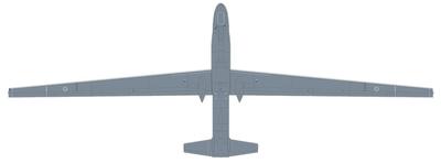 PLATZ Беспилотный разведывательный самолет ВВС Global Hawk Авиабаза Мисава Разведывательная авиационная эскадрилья Пластиковая модель 1/72 Самооборона RQ-4B AC-76