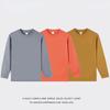 Autumn Winter Retro Long Sleeve T-shirt Man Warm Thick Solid 100%Cotton Bottom Tees Men's T-shirt