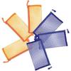 Clear Zipper Pouch Documents Pouch Bag Home Storage Strong Aluminum Alloy 23.00X11.00X0.20cm 6Pack