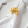 Decorative Napkin Ring 5Pcs Rings, Maple Leaf Design Holders, Waterproof Elegant Rings Anti-Oxidation for Wedding Banquets And Restaurants Metal