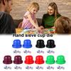 2 Sets Dice Cup with Base 10 Dot Dice Heavy Duty Manual Shaker Cup Adults Family Night Bar Party Gambling Drinking Board Game Casino Equipment