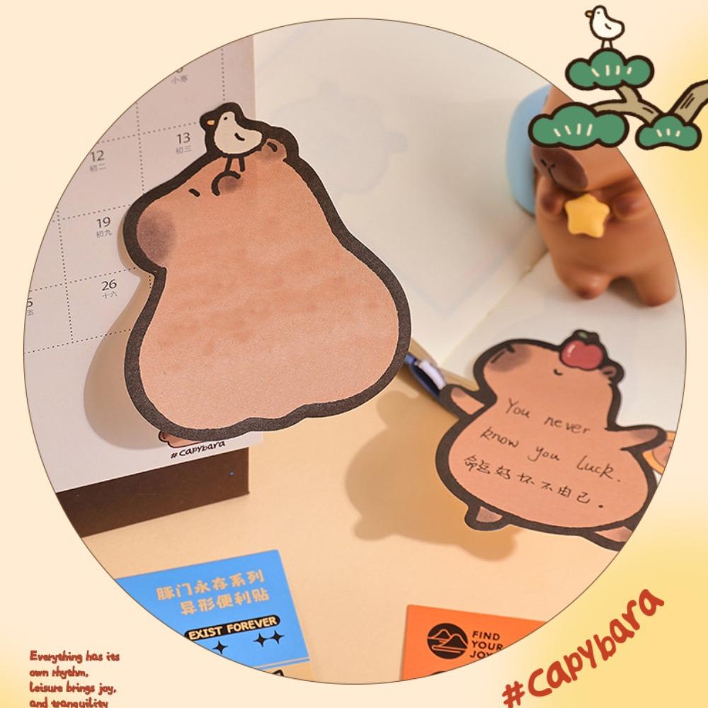 30pcs Capybara Sticky Notes Thickened To Do List Planner Notepad Memo Pad Paper  Student