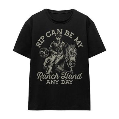 Унисекс Взрослая футболка Yellowstone Rip Can Be My Ranch Hand
