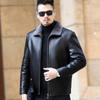 Middle-aged and Elderly Men's Genuine Leather Coats and Wool-in-one Large Size Daddy Sheepskin Jackets Genuine Leather Jackets for Men