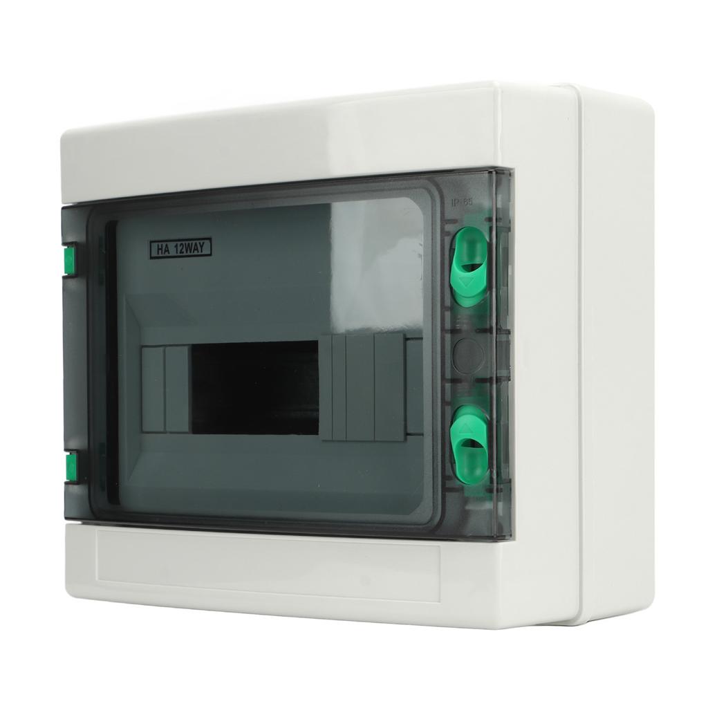Распределительная коробка Уличная IP65 Водонепроницаемая 12-полюсная Автоматический выключатель PV Объединительная коробка ABS с DIN-рейкой