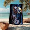 Ultra-Soft Beach Towel with Halloween horror Theme,Ideal for Pool - Camping, Diving - Perfect Travel Essential, Vibrant Beach Towel.