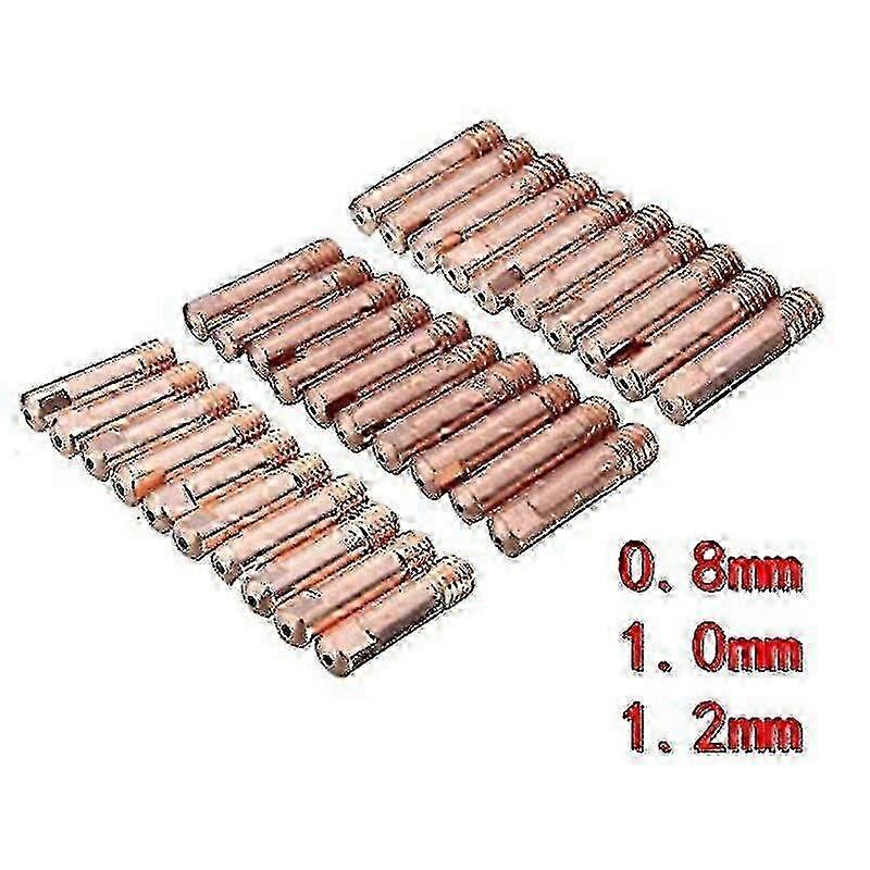 Contact tips for MIG welding 16pcs gold tip nozzles 0.8mm size