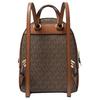 Michael Kors Кожаный рюкзак с принтом логотипа Jaycee Женский рюкзак Золотисто-коричневый 35T2G8TB1B-BROWN