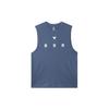 Project Rock Show Your Work Letter Print Round Neck Training Sleeveless Vest Men Vests Downpour-Gray 1385939-044