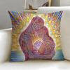 classic artist Alex Grey Cushion Cover Soft  EasyWash Pillow Case  Versatile for Couch Bed Travel and Office