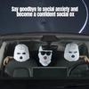 Чехлы на подголовник автомобильного сиденья Персонализированные вязаные чехлы Маскированный человек Смешная шапка Для RX300 RX330 RX350 IS250 LX570 is200