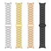 For Google Pixel Watch 3 45mm Watch Band Three Beads Stainless Steel Strap