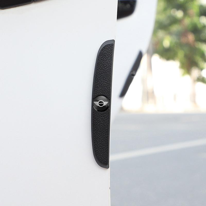 4Pcs Rubber Anti Collision Strip Car Door Rearview Mirror Protector Stickers For Mini Cooper JCW Works R56 R50 F54 F55 F57 F56