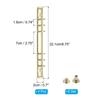 1-6Set A5 A6 6Hole Ring Binder Mechanisms Binder Spines for Binder Planners Notebook Metal Binder Ring Buckle Notebook Accessory